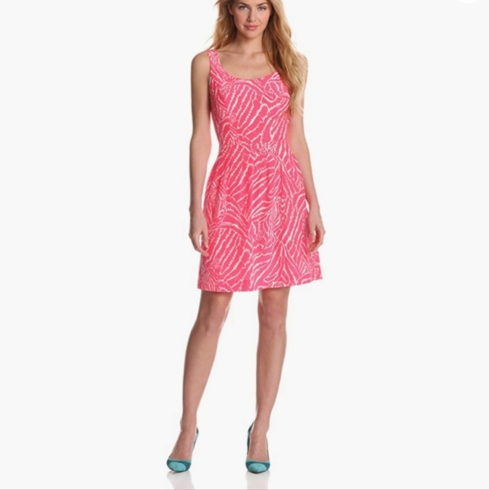 Lilly Pulitzer Posey Show Your Stripes Splash Pink Silk Dress - 2 - Picture 2 of 16